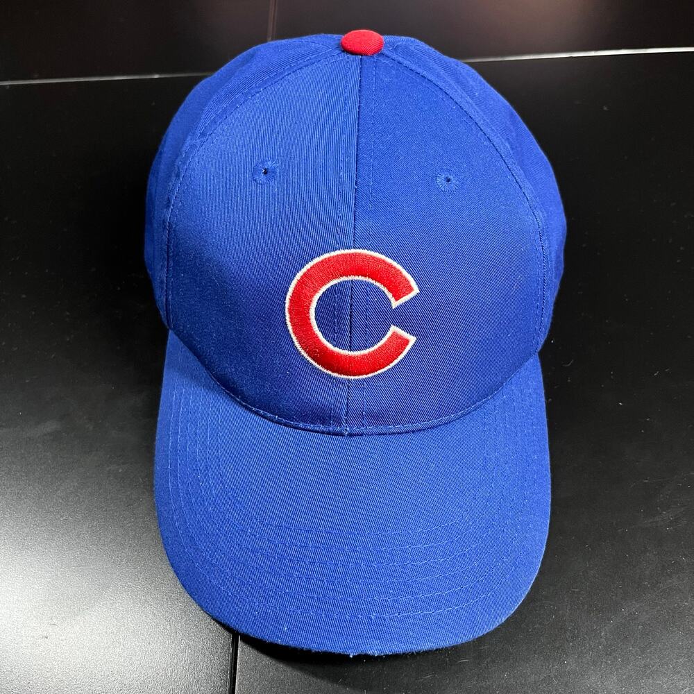 Vintage ANNCO‎ Chicago Cubs Blue SnapBack Hat Cap Preowned